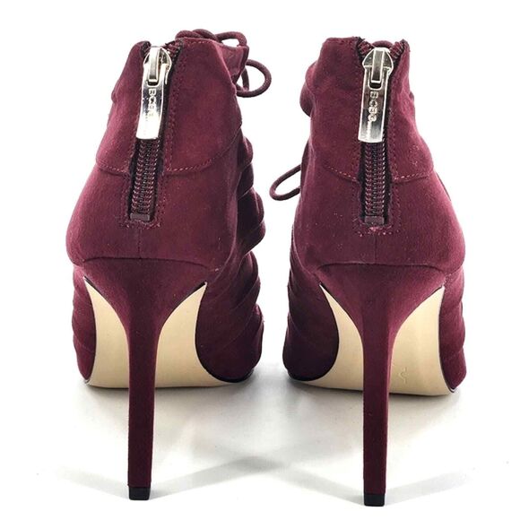 BCBGeneration Channa2 Lace Up Front Peep Toe Shooties Sandals Shoes Size 8 Women - Picture 10 of 11